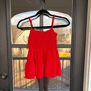 Paper Crane Scarlet Sleeveless Blouse
